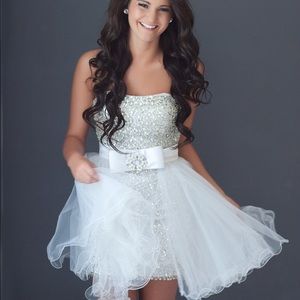 Sherri Hill Diamond Dress with Tutu